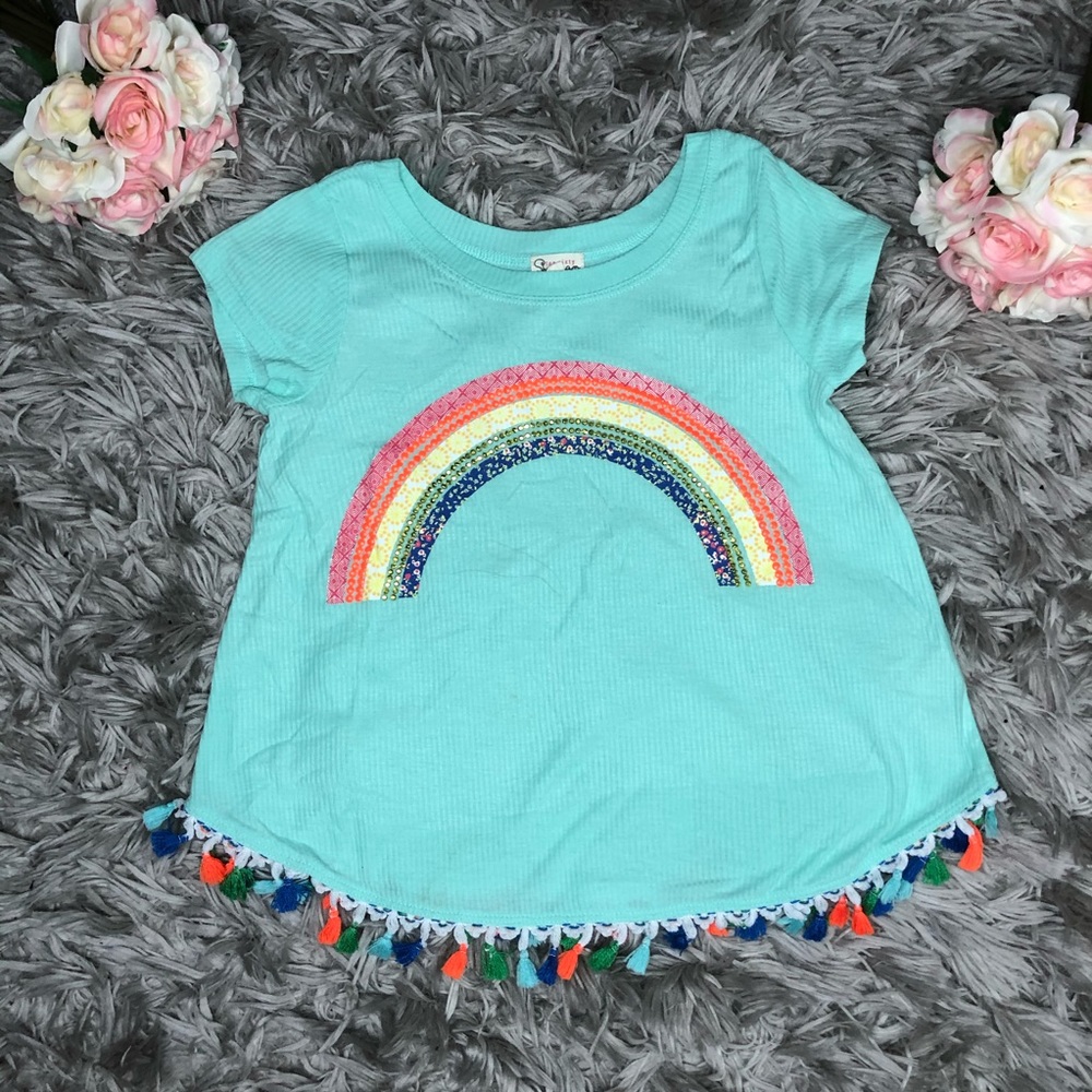 Ten Sixty Sherman Girls Rainbow Top Girls Size M - Picture 2 of 8